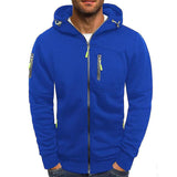 Men’s Hooded Sports Jacket in Slim Fit | Lightweight Casual Zip-Up Coat
