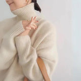 Women’s Roll Neck Jumper | Oversized Fit | Winter Knit