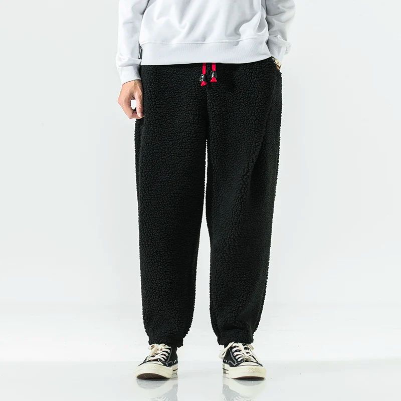 Men’s Fleece Joggers in Relaxed Fit | Warm Winter Cargo Style Pants