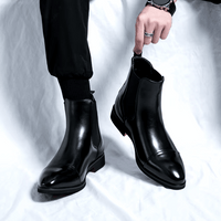 Men’s Chelsea Boots in Classic Smart Style | Black Dress Boots for Men