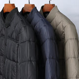 Men’s Quilted Padded Jacket in Smart Style | Warm Casual Winter Coat