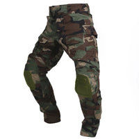 Men’s Cargo Pants with Knee Pads in Camouflage Style | Tactical Work Trousers