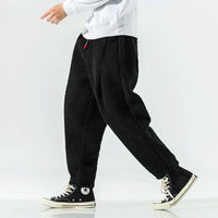 Men’s Fleece Joggers in Relaxed Fit | Warm Winter Cargo Style Pants