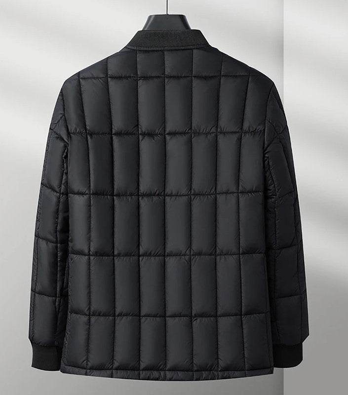 Men’s Quilted Padded Jacket in Smart Style | Warm Casual Winter Coat