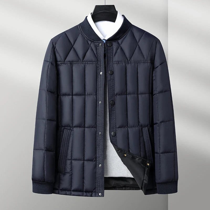 Men’s Quilted Padded Jacket in Smart Style | Warm Casual Winter Coat