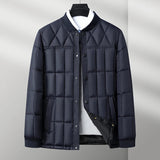 Men’s Quilted Padded Jacket in Smart Style | Warm Casual Winter Coat