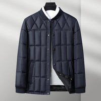 Men’s Quilted Padded Jacket in Smart Style | Warm Casual Winter Coat