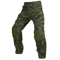 Men’s Cargo Pants with Knee Pads in Camouflage Style | Tactical Work Trousers