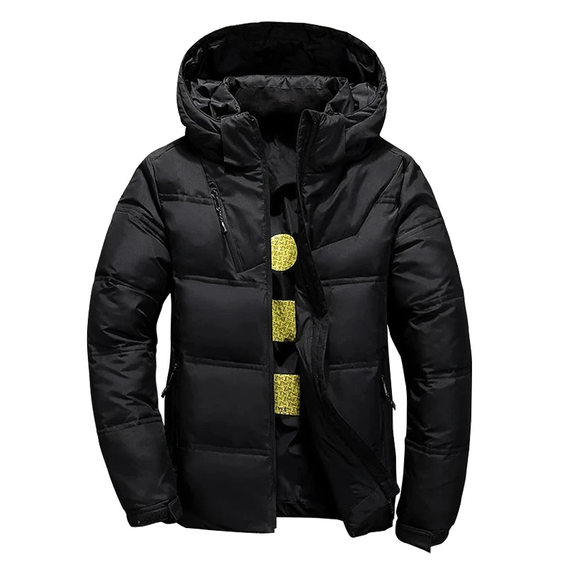 Men’s Down Puffer Jacket with Hooded Parka Style | Thick Warm Winter Coat
