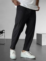 Men’s Tapered Trousers | Adjustable Drawstring Waist | Lightweight Casual Bottoms | Relaxed Fit