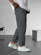 Men’s Tapered Trousers | Adjustable Drawstring Waist | Lightweight Casual Bottoms | Relaxed Fit