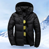 Men’s Down Puffer Jacket with Hooded Parka Style | Thick Warm Winter Coat