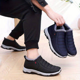 Men’s Winter Slip On Shoes with Warm Lining | Casual Walking Trainers