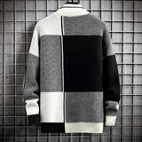 Colour Block Sweater | Modern Knitwear | Loose Fit