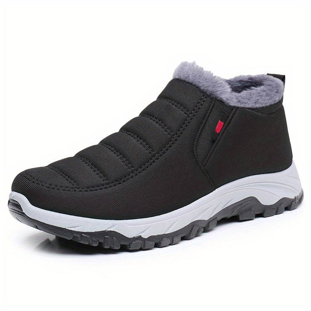 Men’s Winter Slip On Shoes with Warm Lining | Casual Walking Trainers