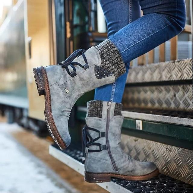 Women’s Ankle Boots with Warm Lining in Winter Style | Comfortable Boots for Women