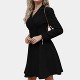 Women’s A-Line Winter Coat with Double Breasted Design | Elegant Ladies Jacket