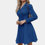 Women’s A-Line Winter Coat with Double Breasted Design | Elegant Ladies Jacket