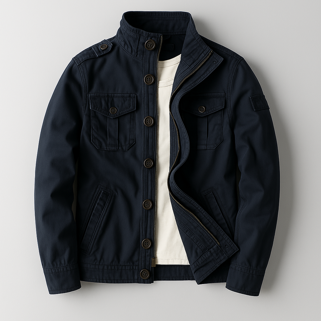 Men’s Military Style Jacket Casual Lightweight Jacket | Classic Jackets Men