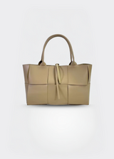 Renelle | Woven Leather Handbag for Women | Elegant Everyday Bag