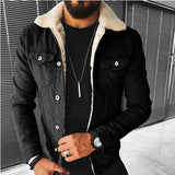 Men’s Denim Jacket with Fleece Lining | Casual Winter Coat
