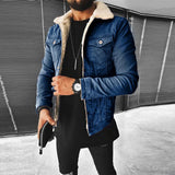 Men’s Denim Jacket with Fleece Lining | Casual Winter Coat