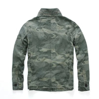 Men’s Cargo Denim Jacket | Multi-Pocket | Casual Outerwear