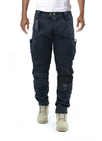 Men’s Cargo Pants with Knee Pads in Camouflage Style | Tactical Work Trousers