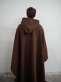 Unisex Poncho Hoodie in Fleece Style | Oversized Warm Hooded Sweatshirt
