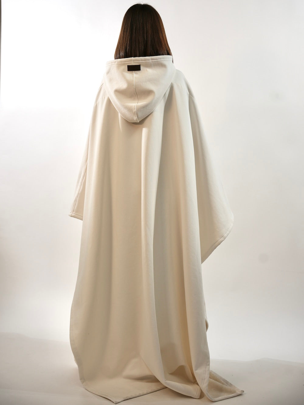 Unisex Poncho Hoodie in Fleece Style | Oversized Warm Hooded Sweatshirt