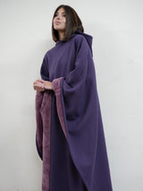 Unisex Poncho Hoodie in Fleece Style | Oversized Warm Hooded Sweatshirt