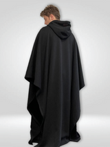 Unisex Poncho Hoodie in Fleece Style | Oversized Warm Hooded Sweatshirt