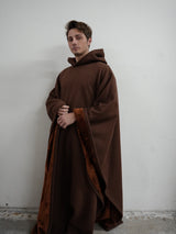 Unisex Poncho Hoodie in Fleece Style | Oversized Warm Hooded Sweatshirt