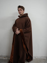 Unisex Poncho Hoodie in Fleece Style | Oversized Warm Hooded Sweatshirt