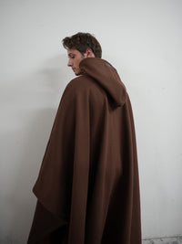 Unisex Poncho Hoodie in Fleece Style | Oversized Warm Hooded Sweatshirt
