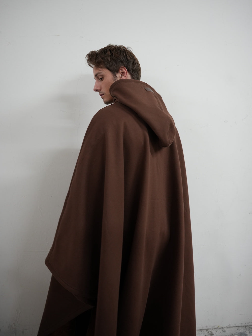 Unisex Poncho Hoodie in Fleece Style | Oversized Warm Hooded Sweatshirt