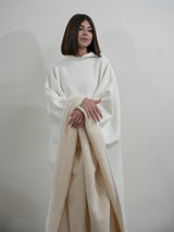 Unisex Poncho Hoodie in Fleece Style | Oversized Warm Hooded Sweatshirt