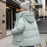 Women’s Waterproof Puffer Jacket with Hood in Quilted Winter Style | Warm Ladies Winter Coat