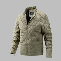 Men’s Quilted Winter Jacket in Transitional Style | Warm Padded Coat