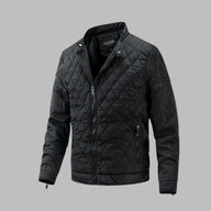 Men’s Quilted Winter Jacket in Transitional Style | Warm Padded Coat