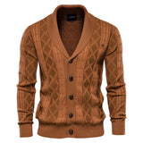 Men’s Cardigan in Knitted Sweater Style | Casual Button Up Jumper
