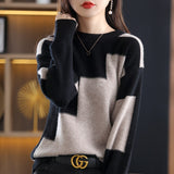 Women’s Knit Jumper in Classic Winter Style | Warm Ladies Sweater