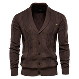 Men’s Cardigan in Knitted Sweater Style | Casual Button Up Jumper