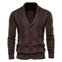 Men’s Cardigan in Knitted Sweater Style | Casual Button Up Jumper