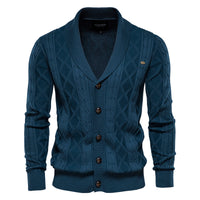 Men’s Cardigan in Knitted Sweater Style | Casual Button Up Jumper