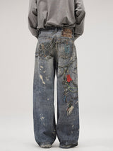 Men’s Baggy Jeans in Vintage Streetwear Style | Loose Fit Denim Trousers
