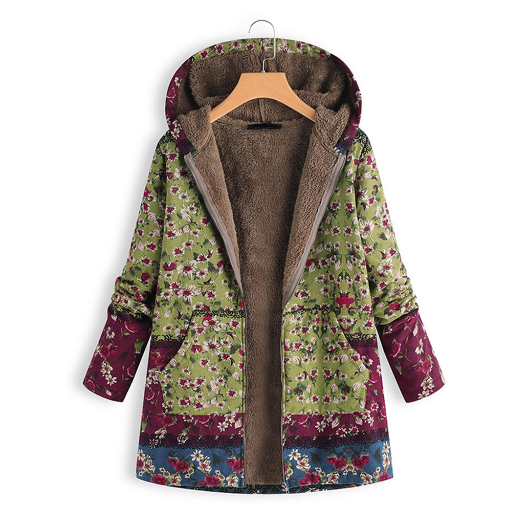 Women’s Winter Coat with Hood and Fleece Lining | Warm Ladies Jacket