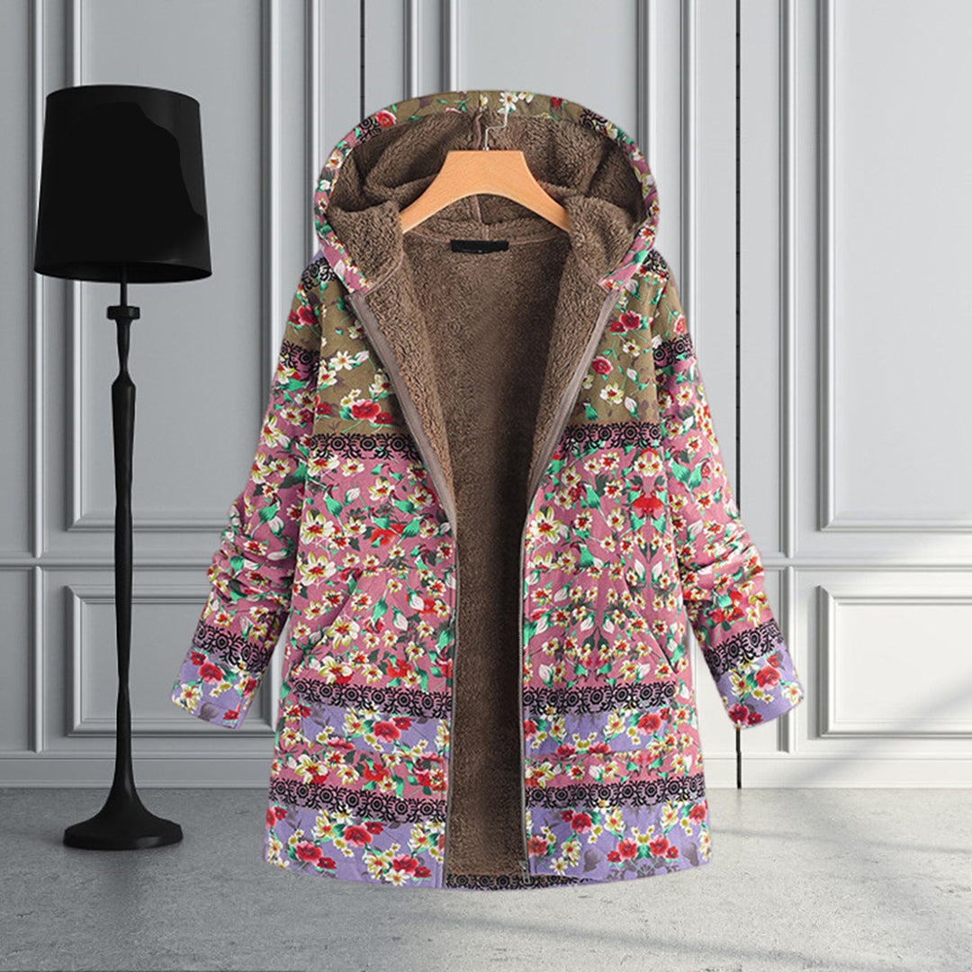 Women’s Winter Coat with Hood and Fleece Lining | Warm Ladies Jacket