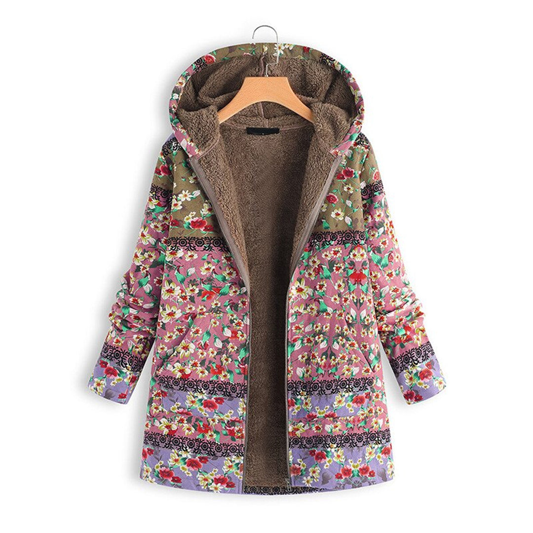 Women’s Winter Coat with Hood and Fleece Lining | Warm Ladies Jacket
