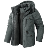 Men’s Winter Fleece Jacket | Hooded Warm Casual Coat
